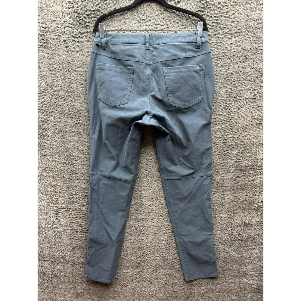 Lululemon ABC Slim-Fit 5 Pocket Pant Tech Canvas Heathered Deep Navy Men Size 31